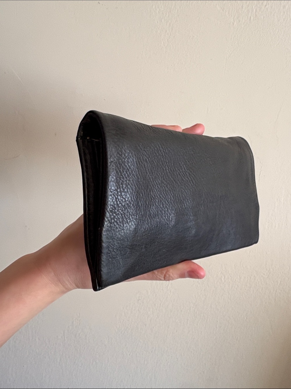 Latico Leather Eloise Black Soft Leather Flap Wallet - Picture 3 of 6